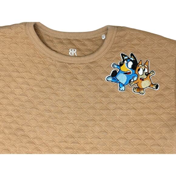 Bums & Roses Bamboo Quilted 2pc Pant Outfit 2T Bluey Patch Whimsigoth Casual - Picture 4 of 8